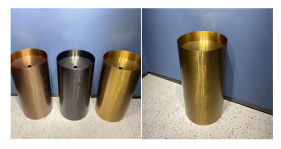 Stainless steel pedestal sink