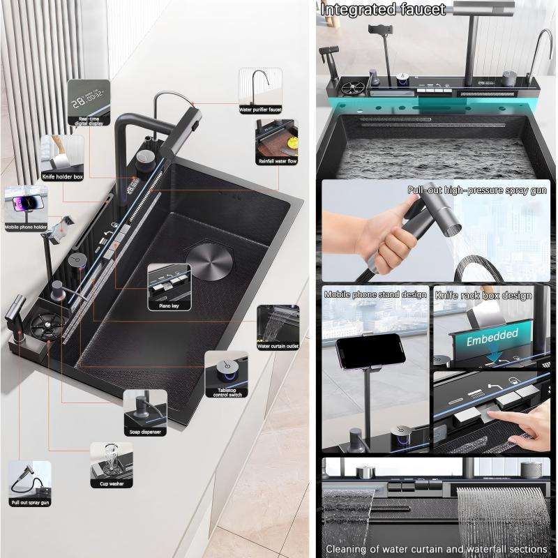 Multifunctional kitchen sink